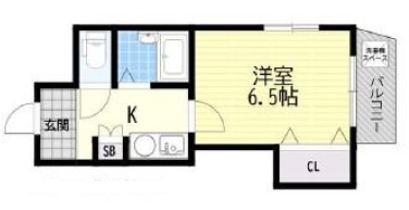 神戸市灘区篠原本町２丁目の賃貸マンションの間取り