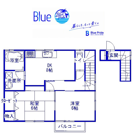 【間取り】 | 南テラスハウス