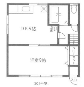 神戸市灘区灘北通４丁目のアパートの間取り