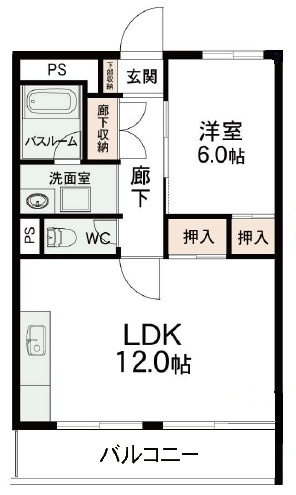 山本マンションの間取り