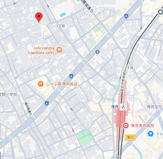 【地図】 | 墨田区東向島１丁目旅館 