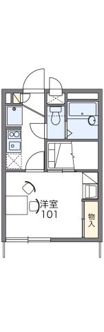 レオパレスプリマベーラの間取り|画像2