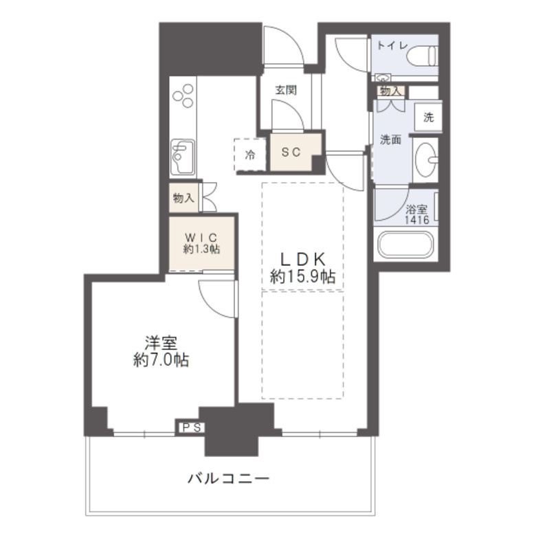グランドメゾン新梅田タワー THE CLUB RESIDENCEの間取り|グランドメゾン新梅田タワー THE CLUB RESIDENCE　間取り