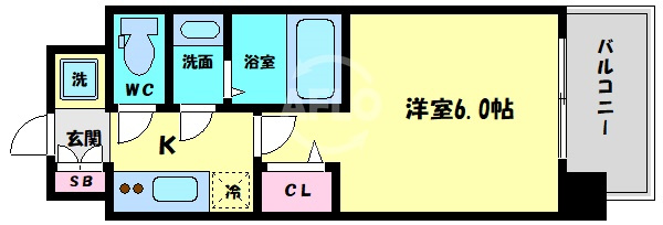 ドルチェヴィータ北浜の間取り|ドルチェヴィータ北浜　間取り
