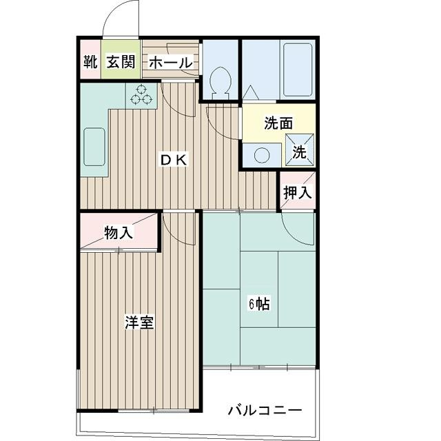 アーバン林 の間取り|間取りです。