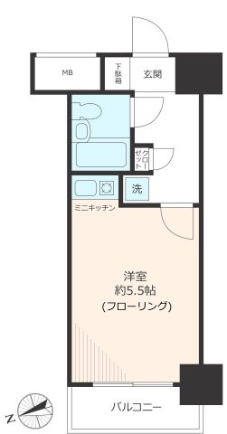 クリオ千駄木壱番館の間取り