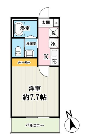 キャメル秋津８の間取り