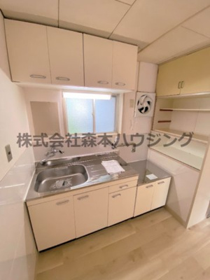 【キッチン】 | 　成田グリーンハイツ | お料理しやすいキッチンです