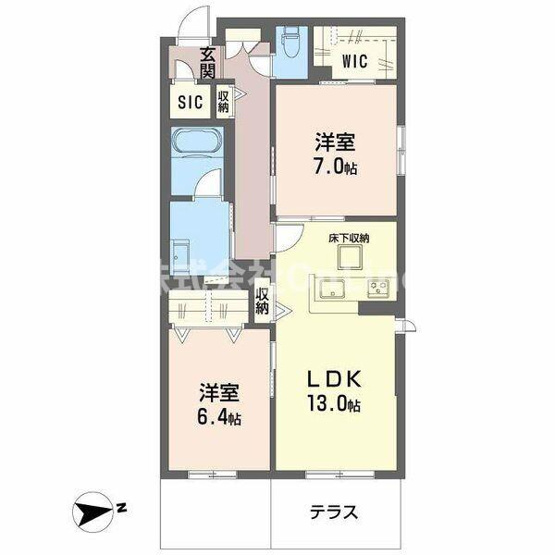 【間取り】 | シャーメゾン渋川Ⅲ