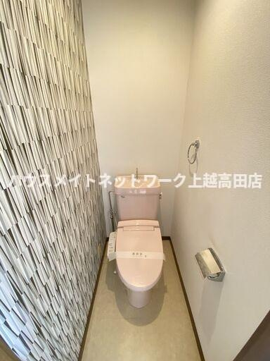 安江セントラルハイツＡのトイレ|温水洗浄暖房便座