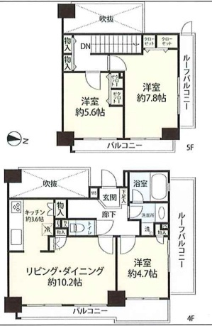 セレナハイム小石川西館の間取り