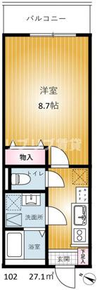 REVENE小倉の間取り