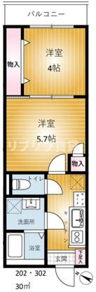 REVENE小倉の間取り