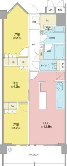 【間取り】 | ダイアパレス八事柏木町