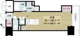 レジディア神戸磯上の間取り