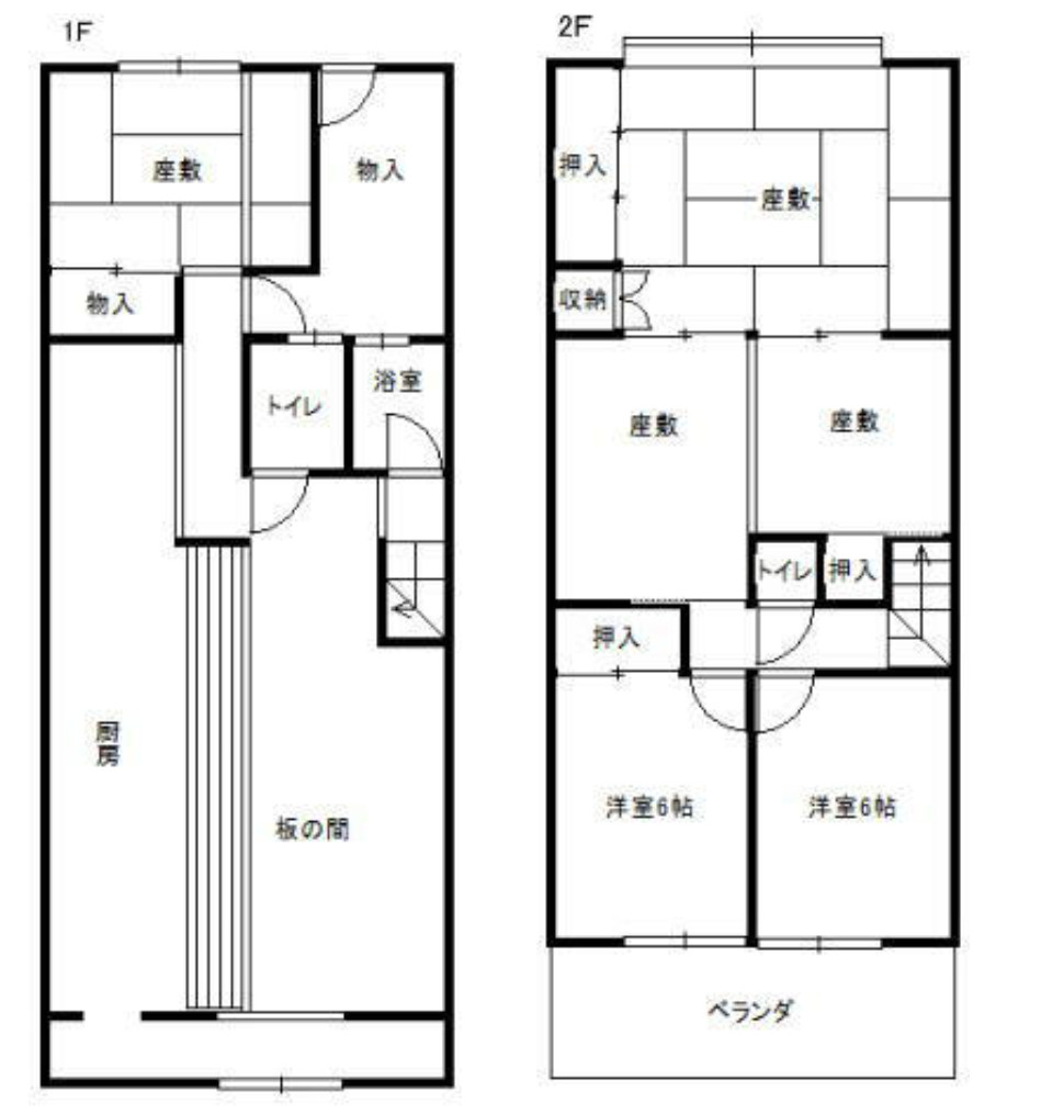栗東市安養寺８丁目の店舗の間取り