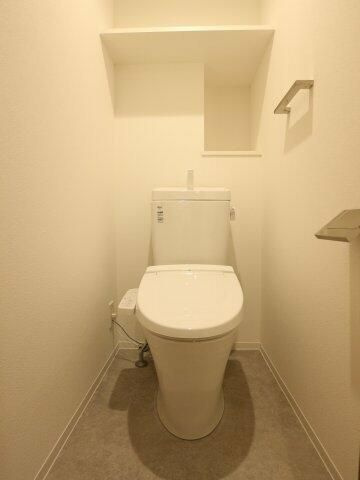 アプリーレ上野毛のトイレ|ゆったりとした空間のトイレです