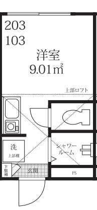 Joyous Life 北沢の間取り