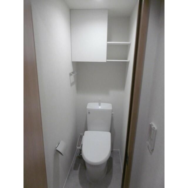 ソレイユ大原のトイレ|落ち着いた色調のトイレです