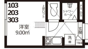 Nano上落合の間取り