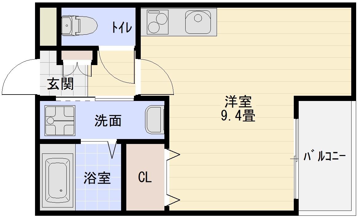 REGIES八尾駅前の間取り