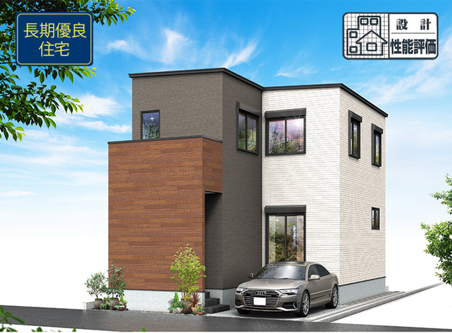 見付 磐田市見付 4期 新築一戸建て 2号棟：外観パース