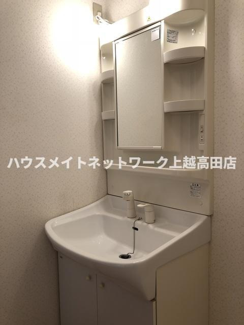 メリープラッツ平成町Ⅳの独立洗面台|洗髪洗面化粧台