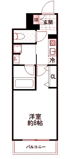 【間取り】 | デュオスカーラ関内