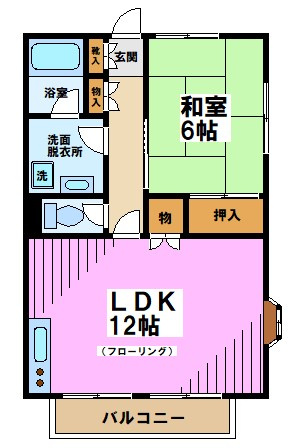 山和ハイツ5の間取り