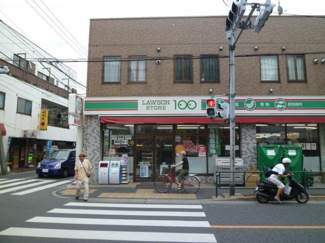 １００円ローソン 100m