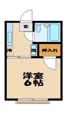 ★礼金・敷金なし・最上階角部屋の１Ｋです★