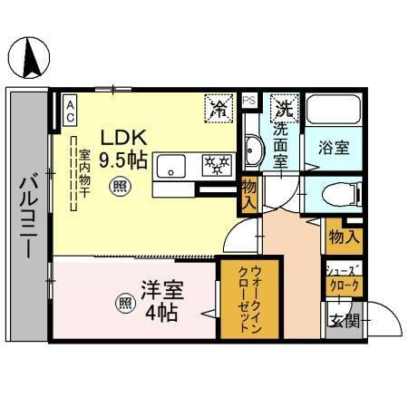 ミライフハウス栄町の間取り