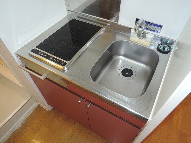 【キッチン】 | レオパレスドリームⅢ | 電気コンロ２口付