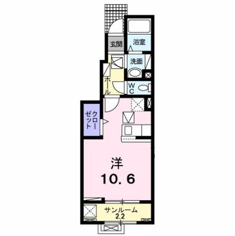 ファースト　サンライズⅡの間取り