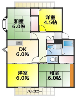 【間取り】 | 第二サンビレッジアサノ