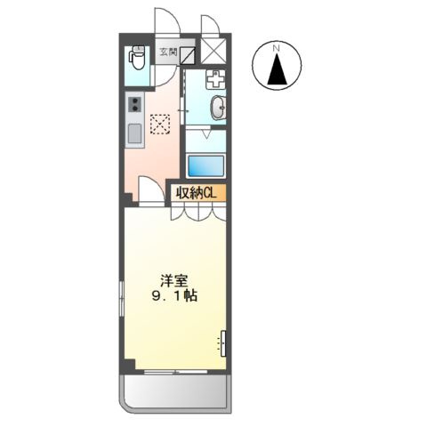 サンクチュアリー日之出の間取り
