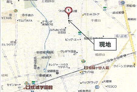 サンセール五香の地図