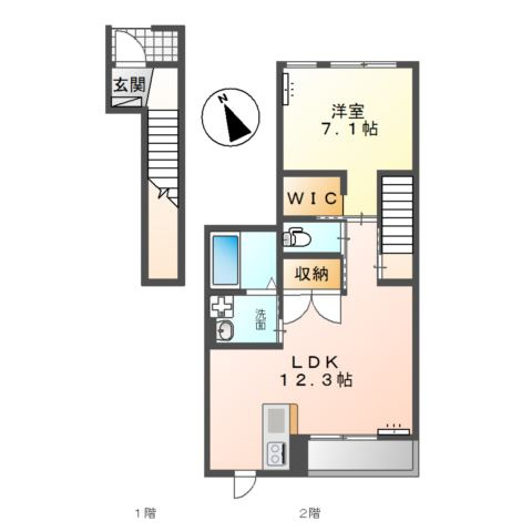 レジデンス麦（Residence麦）の間取り