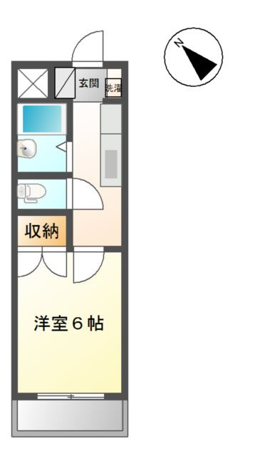 リヴィエールⅠの間取り