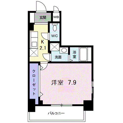 メルヴェーユの間取り