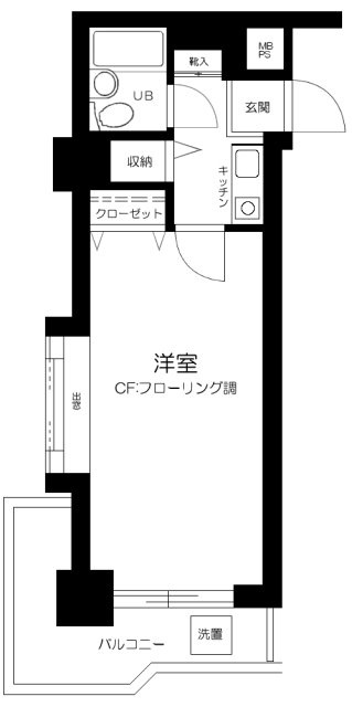 ライオンズマンション東神奈川の間取り