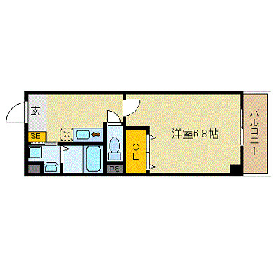 IF柴島の間取り