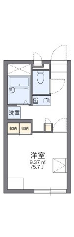 レオパレスニュー北府の間取り|代表的な間取のため実際の間取とは異なる場合があります