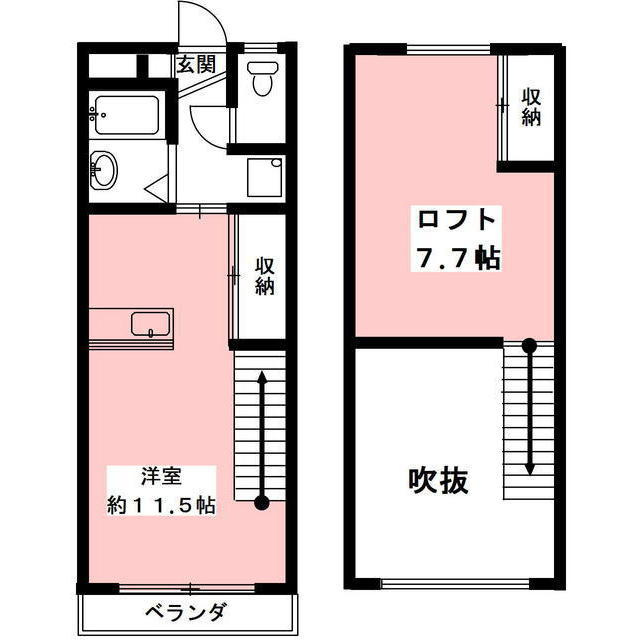シェラトン奥村の間取り