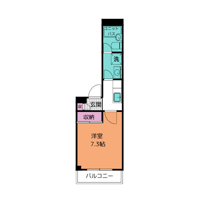ボナーシュモア　Ⅰの間取り