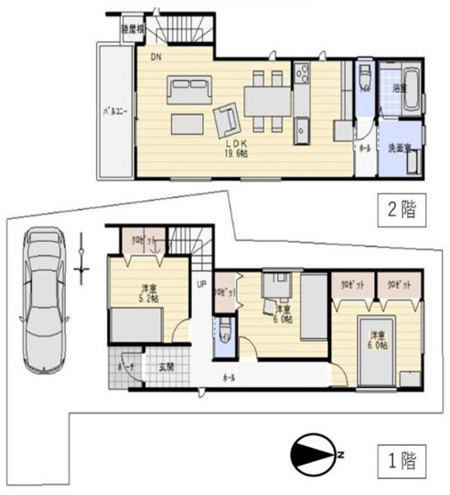 【間取り】 | 専有面積:90.92平米　間取り:3LDK！