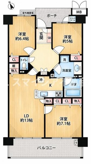 【間取り】 | トーカンジェネラス香里丘ステラシティ