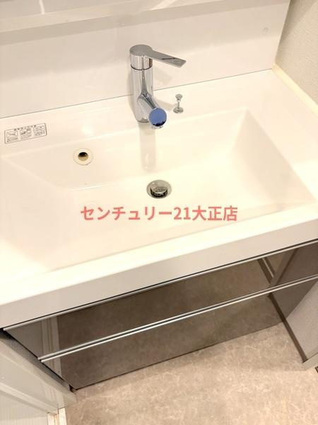 弁天町プライマリーワンの洗面所