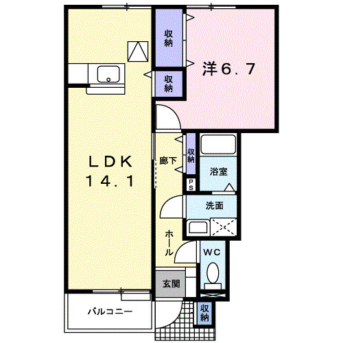 フローリアの間取り