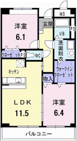 ビエント　ナインの間取り